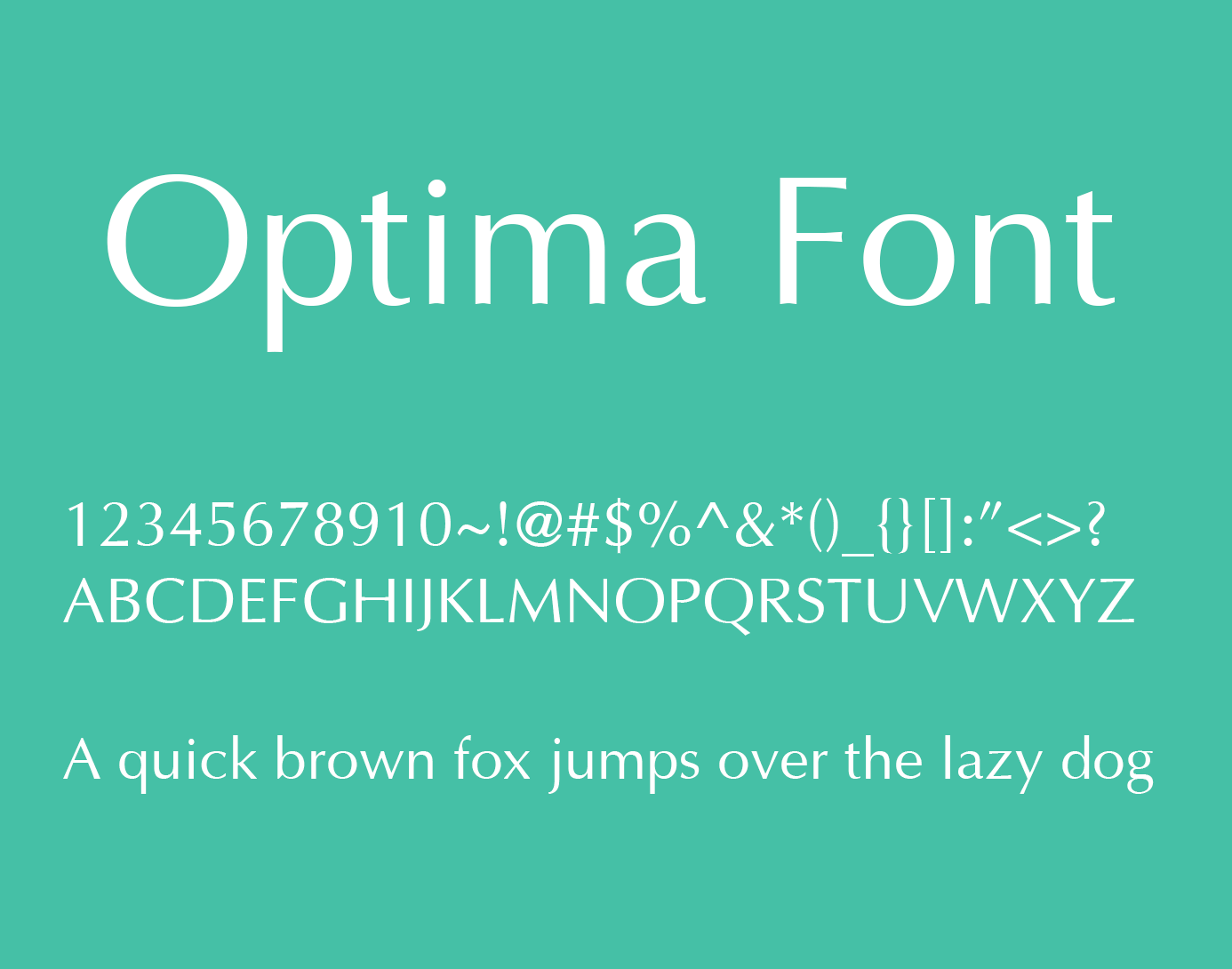 Optima Bold Font Free Download Mac